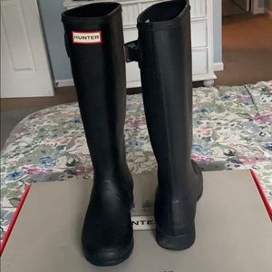 Hunter Rain Boots- Black Matte